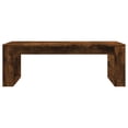 thumbnail image 2 of vidaXL Coffee Table Smoked Oak 102x50x35 cm Engineered Wood, 2 of 5