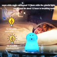 thumbnail image 5 of Night Lights for Kids Room, ATTOE LED USB Rechargeable Silicone Night Lights with Touch Sensor and Remote Control -9 Color Changing Glow Soft Gifts for Baby (Cute Animal), 5 of 5