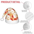 thumbnail image 4 of Honeii Cartoon Chicken Print Hat Santa Claus Hat For Xmas Party, Christmas Caps For Boys Girls Child,Christmas Beanie, 4 of 6