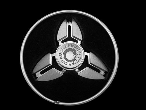 Three-Winged Claws Stainless Stainless Steel Metal Fidget Spinner – Maximum Spin Time – Precision Crafted – Smooth & Silent Rotation – Stress Relief & Focus Aid