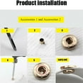 thumbnail image 4 of Buttons Metal Snap Buttons For Clothing DIY With Tools Storage, 4 of 9