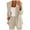 G-Beige, variant on 2025 Women's Trousers Suit Womens Elegant Solid Color Pants for Women Work Casual Suit Long Sleeve Cardigan Dressy Pant Suits for A Wedding Pockets Top Elastic Straight Homecoming Suits for Women