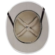 Indian Pith Helmet - Big Head Version - ADJUSTABLE - White