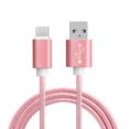 thumbnail image 1 of ziyahi 1 Meter Type-C Woven Mobile Phone Data Cable Charging Line Cord 2 in 1 Fast Charging Data Transfer, 1 of 9