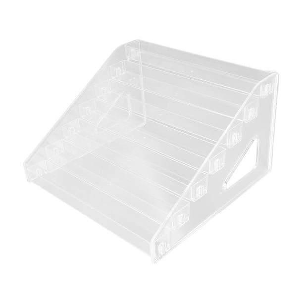 Soporte para esmalte de uñas soporte acrílico para almacenamiento de maquillaje de 7 niveles fácil montaje amplia aplicación transparente para Baño ANGGREK Otros