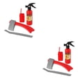 thumbnail image 3 of Vogacara Conjunto de juguete de bombero para niños, suministros para disfraz de puesta en escena de Cosplay, accesorios de fuego de accesorios de fuego 2piezas, 3 of 6