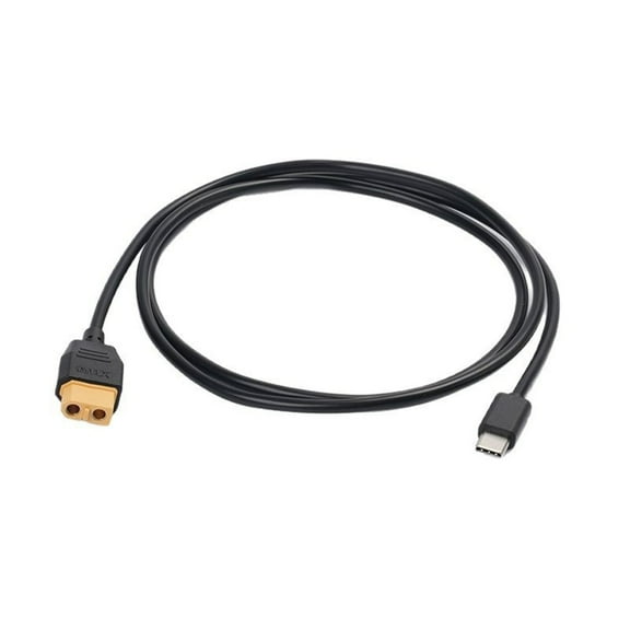 USB C to XT60 Female Adapter Cable 100W 20V/5A for Drones and Model Charging 1M Long