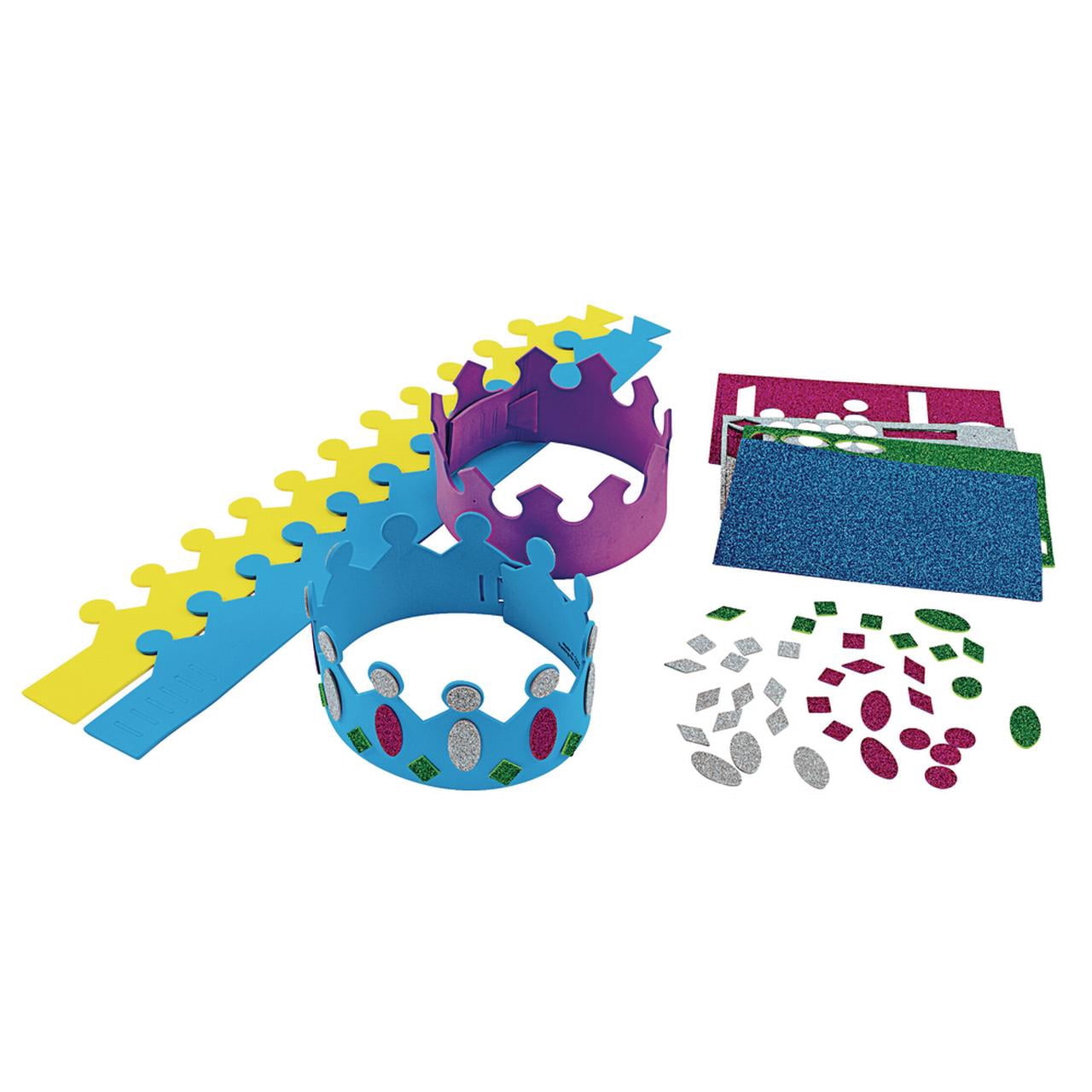 Colorations Dazzling Foam Crowns - Kit of 16