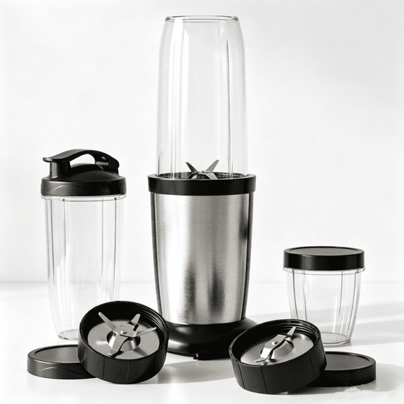 Personal Blender for Smoothies and Shakes, Kitchen Portable Compact Smoothie Maker with 2×24oz To-Go Cups, 10oz Grinding Cup for Frozen Drinks, Small Ice, and Spices