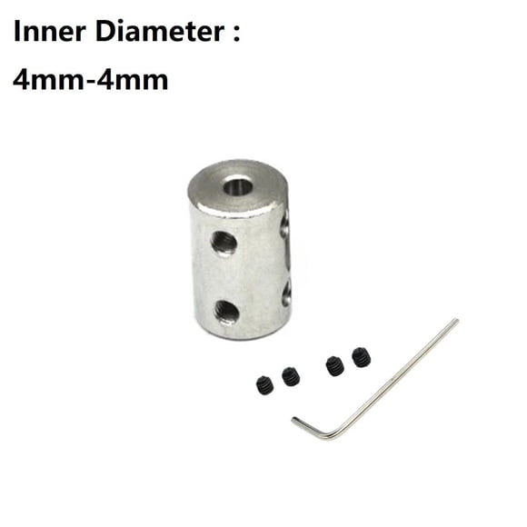 1set 4mm/5mm/6mm/8mm/10mm Rigid Shaft Coupling Motor Connector Sleeve #45 Steel
