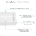 thumbnail image 3 of Swiss Madison SM-VS282 Voltaire Wide Rectangle Vessel Sink, 3 of 5