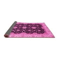 thumbnail image 2 of Ahgly Company Indoor Square Oriental Pink Traditional Area Rugs, 6' Square, 2 of 4