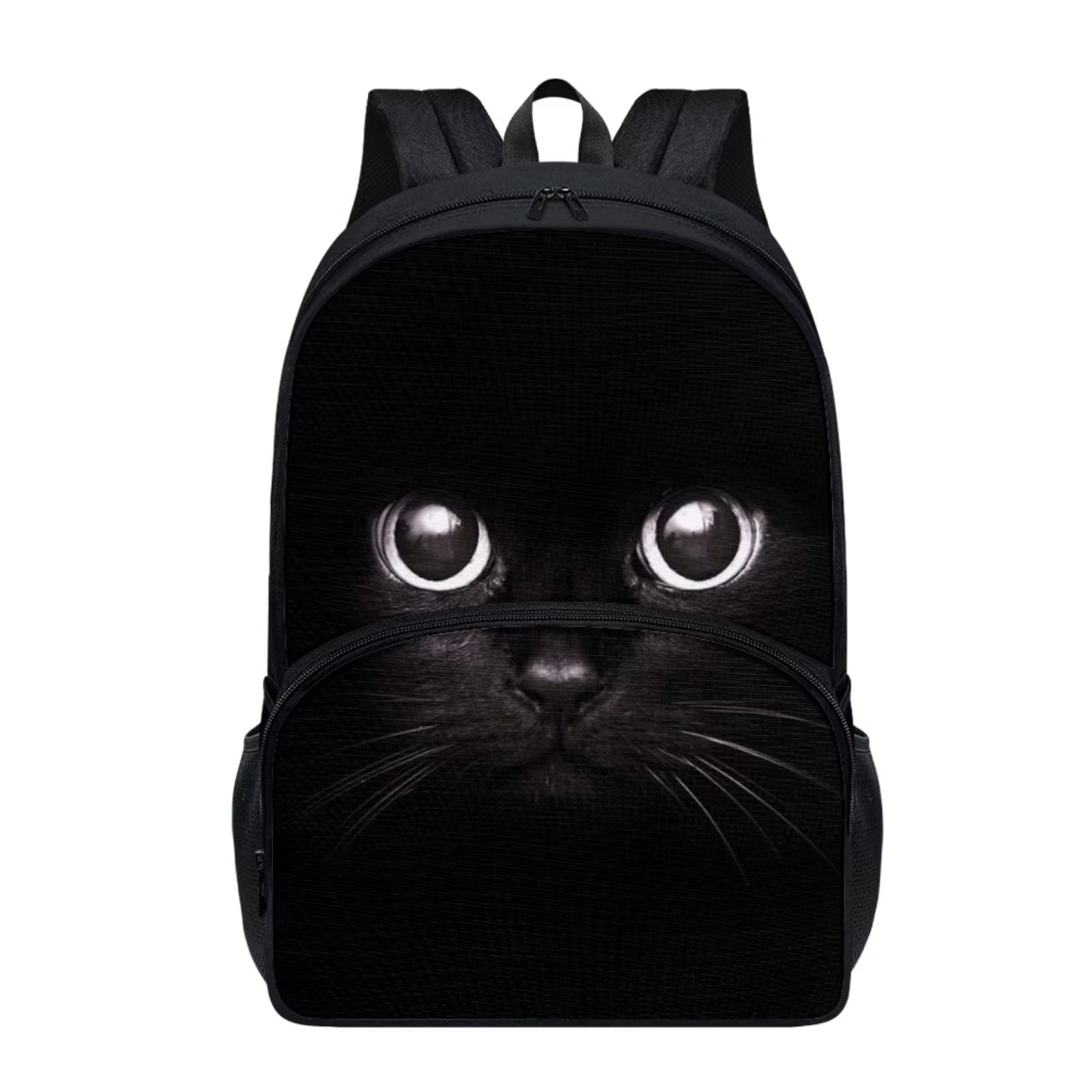 FKELYI Black Cat Elementary School Backpack Large Capacity School