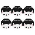 thumbnail image 2 of Disketp Cat Meow Funny Coasters,6 Pcs Leather Coasters With Holder, Perfect Housewarming Hostess Gifts,Protect Furniture From Water Marks Scratch And Damage, 2 of 9