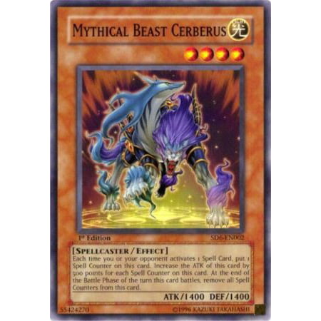 YuGiOh Structure Deck: Spellcaster's Judgment Mythical Beast Cerberus