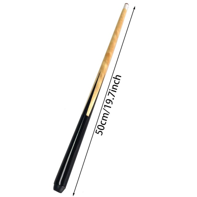 2 Pieces Billiard Cue Length Smooth Table Rod Entertainment Entertaining Tools Polished Home Billiards Sticks for Beginners