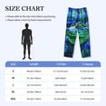 thumbnail image 4 of Vsdgher Colorful Stained Glass Crocodile Mens Pajama Pants Sleep & Lounge Pants, PJ Pants-Small, 4 of 6