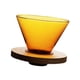 thumbnail image 3 of Filtro de café reutilizable para verter sobre la cafetera, accesorios de madera para cafetera Amarillo, 3 of 7