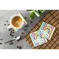 thumbnail image 3 of Weather Rainbow Face Foam Coaster Set of 4, 3 of 3