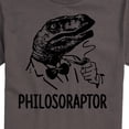 thumbnail image 3 of Instant Message - Philosoraptor - Men's Short Sleeve Graphic T-Shirt, 3 of 6