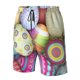 thumbnail image 4 of Balery Colorful Easter Eggs Traje de Baño Estilo Hawaiano para Hombre, Shorts de Secado Rápido con Bolsillos-3X-Large, 4 of 6