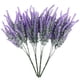 thumbnail image 2 of WINOMO 4 piezas ramo de lavanda artificial en flores púrpuras hogar nupcial DIY piso jardín oficina decoración de boda, 2 of 7
