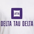 thumbnail image 3 of CafePress - Delta Tau Delta Purple Stacked Signature T Shirt - Fitted T-Shirt, Vintage Fit Soft Cotton Tee, 3 of 4