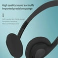 thumbnail image 5 of KQJQS Wired Stereo On-Ear Headphones with 1.2 Metres Cord, Black, 5 of 9