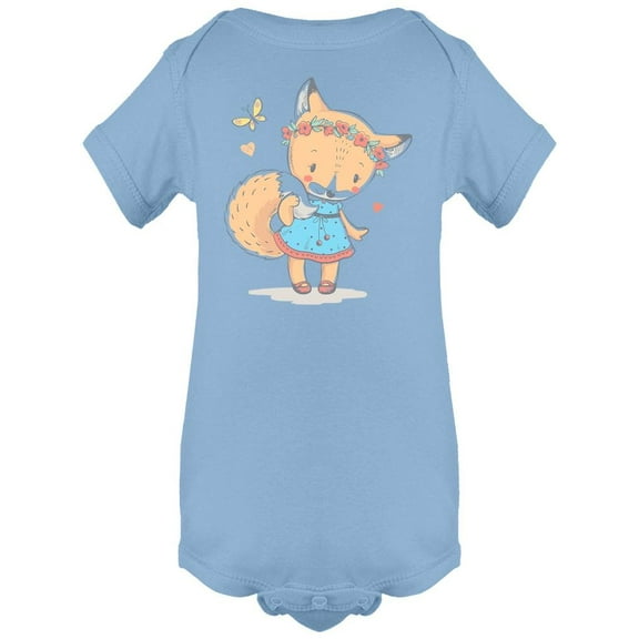 Cute Fox. Bodysuit Infant -Image by Shutterstock, 12 Months