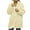 Beige, variant on Fesfesfes Coat for Women Long Sleeve Loose Solid Color Button Pocket Lapel Thickened Plush Coat Blouse