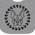 thumbnail image 4 of Inktastic Boston Terrier Dog Gift Idea Girls Baby Bib, 4 of 4