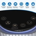 thumbnail image 6 of Simenmax Tower Fan, 36'' Bladeless Floor Fan with Remote, 12H Timer, 5 Speeds & 4 Modes, 28dB Quiet Standing Fan for Bedroom, Home, and Office,Gray, 6 of 9