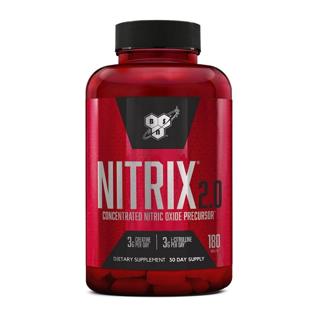 Suplemento BSN NITRIX 2.0 Precursores de óxido nítrico 180 comprimidos