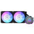 thumbnail image 2 of Radiador de Enfriamiento de Agua de Cpu Zeaginal 240 AR-RGB DE AGUA CON Bomba Pwm de Alta Densidad de Alta Densidad Venanada de Ventilador: 800-1800 RPM, 2 of 6