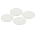 thumbnail image 1 of Uxcell 4 Pcs Fundas Redondas de Taburete de Poliéster para Asientos de 11"- 14" para Sillas Funda de Taburete Blanca, 1 of 6
