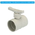 thumbnail image 3 of Uxcell 2" HVAC Duct Manual Volume Damper, PP Adjustment Flame Retardant Airflow Backdraft Damper Control Beige, 3 of 5