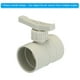 thumbnail image 3 of Uxcell 2" HVAC Duct Manual Volume Damper, PP Adjustment Flame Retardant Airflow Backdraft Damper Control Beige, 3 of 5