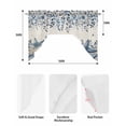thumbnail image 5 of Blue Coastal Starfish Swag Valances for Windows, Small Curtains Drapes, Beach Nautical Shell Eucalyptus Rustic Kitchen Window Curtains Over Sink Window Treatment Valance for Bedroom/Bathroom 56"x36", 5 of 5