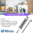 thumbnail image 6 of Washer Suspension Rod Kit W10780048 W10257088 W10349191  Replacement for Whirlpool, Maytag, Kenmore, Amana, Admiral – 4 Rods with Springs & Bushings, 6 of 8