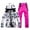 Hot Pink, variant on Hwmodou Men Outfits Men's And Men's Ski Jackets And Pants Set Windproof Insulated Snowsuit Winter Warm Snowboarding Snow Coat Holiday Party Outfits For Men 2023