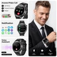 thumbnail image 2 of Minsxk Smart Watch Fits for Android and Iphone, 1.52" HD Fitness Tracker,120+ Sport Modes, Smartwatch with Bluetooth Calls/Answer,Smart Watches for Men Women,Ip68 Waterproof,for Gift Black, 2 of 7