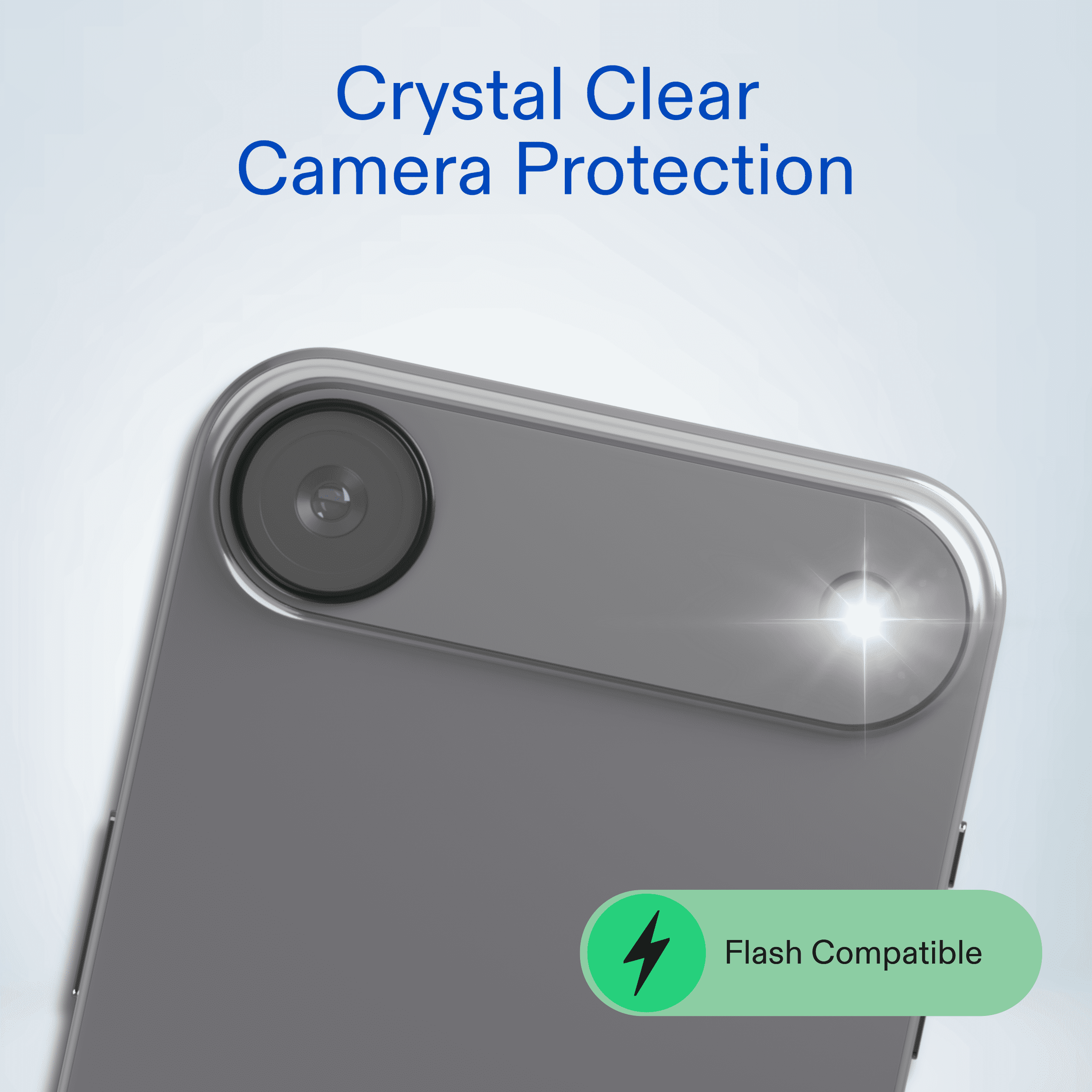 onn iPhone Air 3-Pack Glass Screen Protector with Camera Glass and Easy Installation Frame