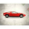 thumbnail image 3 of Rogan, Mark 18x15 Black Modern Framed Museum Art Print Titled - Maserati Merak-SS 1975, 3 of 5