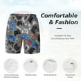 thumbnail image 5 of Gaeub Video Game Mens Swim Trunks Stretch Beach Shorts Quick Dry for Men Swim Shorts Swimwear with Pockets- XX-Large, 5 of 9