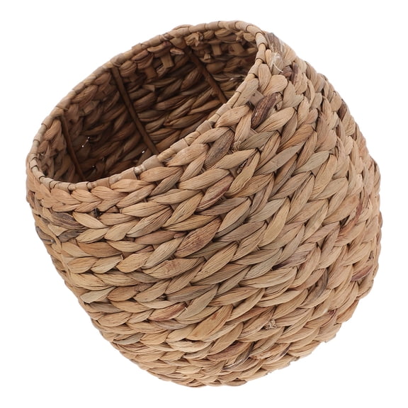 OUNONA 1Pack Hyacinth Storage Basket Woven 9.8x9.8x7.9in Kitchenware