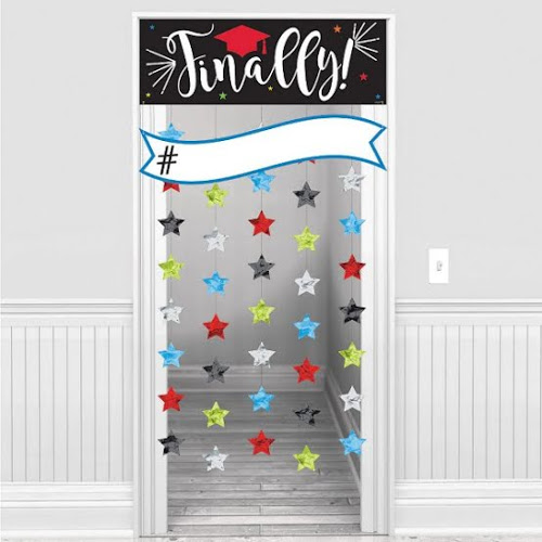 Finally Graduation Doorway Curtain