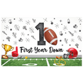 thumbnail image 2 of Football Theme Party Decoration First Year Down Banner Trophy Design Celebration Helmet for Birthday Party Kids Event Decoration, 2 of 7