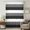 Gray, variant on Grey Black White Striped Sheer Curtains 72 Inches Long, Farmhouse Stripes Light Filering Curtains, Breathable Simi Curtain Privacy Drapes for Living Room Bedroom Lightweight Window Treatment