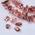 thumbnail image 3 of Electroplate Non-magnetic Hematite Beads Strands Chip Grade AA Rose golden Plated 5~12x3~7mm Hole: 0.5mm about 97pcs/strand 13.7 inch, 3 of 3