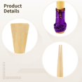 thumbnail image 3 of 4 Pcs Bassoon Reed Medium Soft,Natural Reed,Flat Mouth Design,Purple Wrap,Black Binding,Ideal for Woodwind Players, 3 of 5